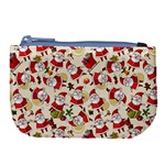 Santa Claus Patterns, Christmas Decorations Large Coin Purse