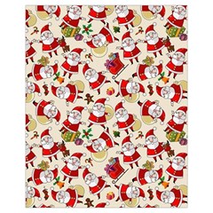 Santa Claus Patterns, Christmas Decorations Drawstring Pouch (XL) from ArtsNow.com Front