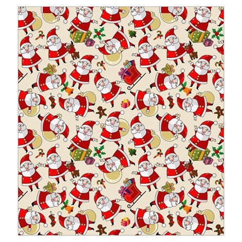 Santa Claus Patterns, Christmas Decorations Drawstring Pouch (2XL) from ArtsNow.com Front