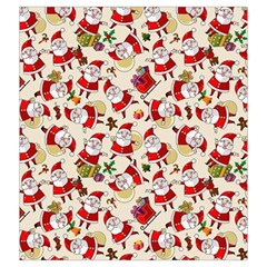 Santa Claus Patterns, Christmas Decorations Drawstring Pouch (2XL) from ArtsNow.com Front