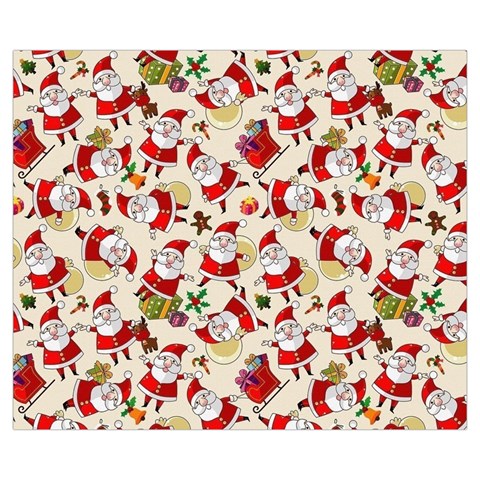 Santa Claus Patterns, Christmas Decorations Medium Tote Bag from ArtsNow.com Front