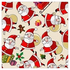 Santa Claus Patterns, Christmas Decorations Everyday Shoulder Bag with Pouch Bag from ArtsNow.com Front