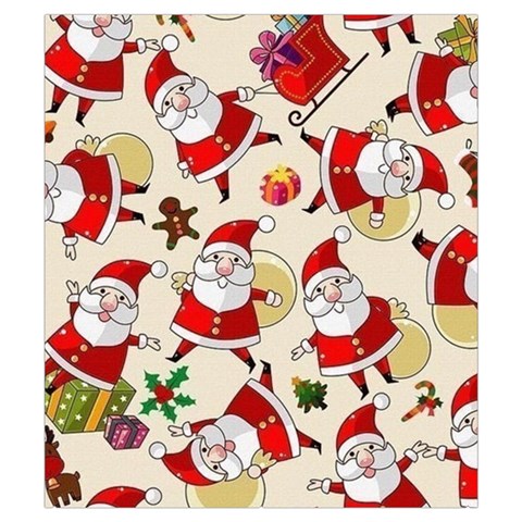 Santa Claus Patterns, Christmas Decorations Everyday Shoulder Bag with Pouch Bag from ArtsNow.com Back