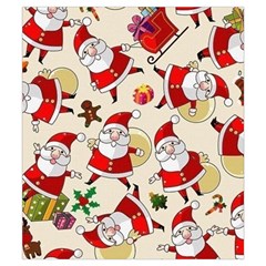 Santa Claus Patterns, Christmas Decorations Everyday Shoulder Bag with Pouch Bag from ArtsNow.com Back