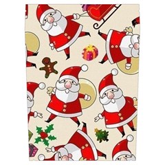 Santa Claus Patterns, Christmas Decorations Everyday Shoulder Bag with Pouch Bag from ArtsNow.com Left Pocket