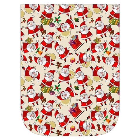 Santa Claus Patterns, Christmas Decorations Waist Pouch (Small) from ArtsNow.com Front Pocket