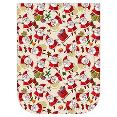 Santa Claus Patterns, Christmas Decorations Waist Pouch (Small) from ArtsNow.com Front Pocket