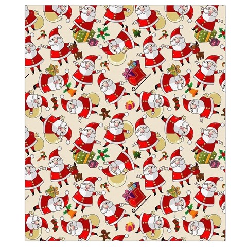 Santa Claus Patterns, Christmas Decorations Waist Pouch (Large) from ArtsNow.com Back Strap