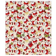 Santa Claus Patterns, Christmas Decorations Waist Pouch (Large) from ArtsNow.com Back Strap