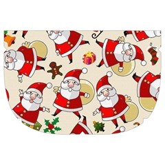 Santa Claus Patterns, Christmas Decorations Make Up Case (Large) from ArtsNow.com Side Right