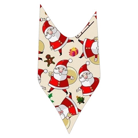 Santa Claus Patterns, Christmas Decorations Women s Long Sleeve Raglan T Side Right