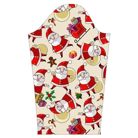 Santa Claus Patterns, Christmas Decorations Kids  Long Sleeve Velvet Lounge Robe from ArtsNow.com Sleeve Right