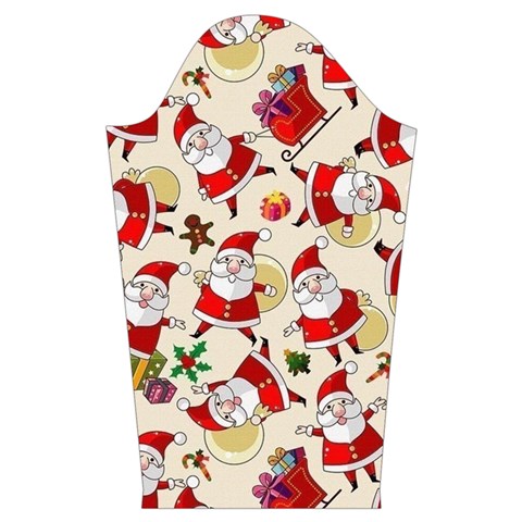 Santa Claus Patterns, Christmas Decorations Kids  Long Sleeve Velvet Lounge Robe from ArtsNow.com Sleeve Left