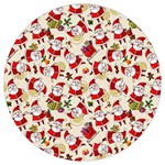 Santa Claus Patterns, Christmas Decorations Round Trivet