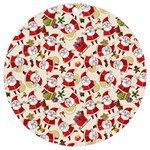 Santa Claus Patterns, Christmas Decorations UV Print Acrylic Ornament Round