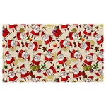 Santa Claus Patterns, Christmas Decorations Banner and Sign 7  x 4 