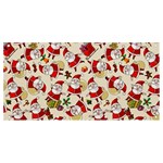 Santa Claus Patterns, Christmas Decorations Banner and Sign 8  x 4 