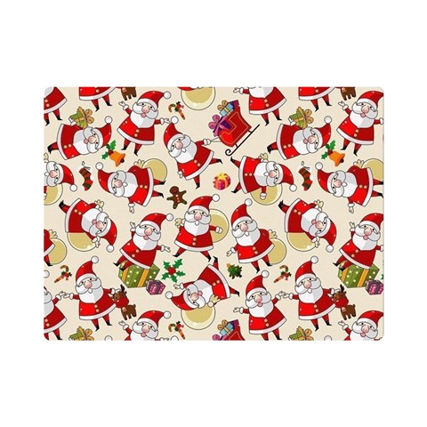 Santa Claus Patterns, Christmas Decorations Premium Plush Fleece Blanket (Mini) from ArtsNow.com 35 x27  Blanket Front