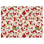 Santa Claus Patterns, Christmas Decorations Premium Plush Fleece Blanket (Extra Small)