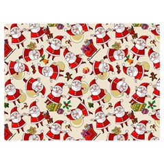 Santa Claus Patterns, Christmas Decorations Two Sides Premium Plush Fleece Blanket (Baby Size) from ArtsNow.com 40 x30  Blanket Back