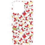 Santa Claus Patterns, Christmas Decorations iPhone 15 Pro Max Black UV Print PC Hardshell Case