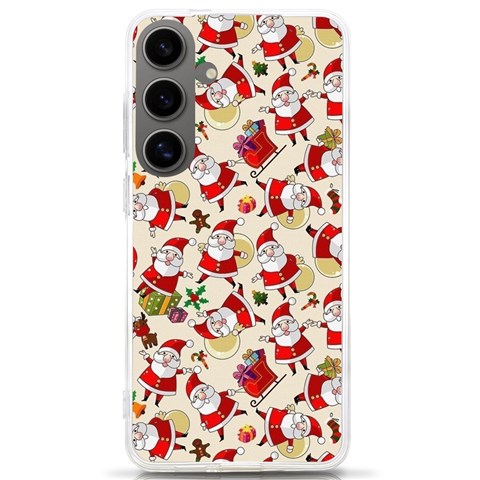 Santa Claus Patterns, Christmas Decorations Samsung Galaxy S24 Ultra 6.9 Inch TPU UV Case from ArtsNow.com Front