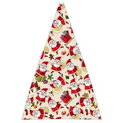 Santa Claus Patterns, Christmas Decorations Automatic Folding Umbrella with Case (Large) from ArtsNow.com 13.71 x19.92  Umbrella - 2