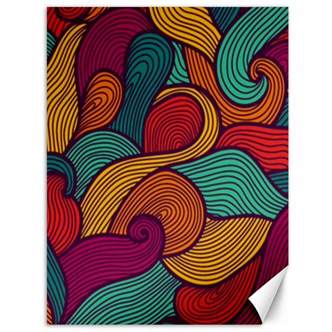 Swirly, Abstract, Multi Colored, Pattern, Canvas 36  x 48  from ArtsNow.com 35.26 x46.15  Canvas - 1