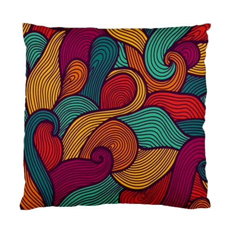 Swirly, Abstract, Multi Colored, Pattern, Standard Cushion Case (Two Sides) from ArtsNow.com Front