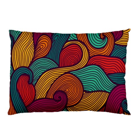 Swirly, Abstract, Multi Colored, Pattern, Pillow Case from ArtsNow.com 26.62 x18.9  Pillow Case