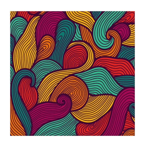 Swirly, Abstract, Multi Colored, Pattern, Duvet Cover (Queen Size) from ArtsNow.com Front