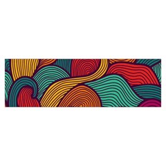 Swirly, Abstract, Multi Colored, Pattern, Toiletries Pouch from ArtsNow.com Hand Strap