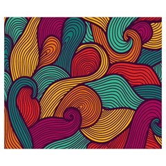 Swirly, Abstract, Multi Colored, Pattern, Medium Tote Bag from ArtsNow.com Front