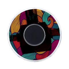 Swirly, Abstract, Multi Colored, Pattern, On Front