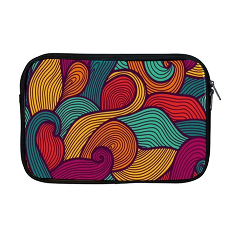 Swirly, Abstract, Multi Colored, Pattern, Apple MacBook Pro 17  Zipper Case from ArtsNow.com Front