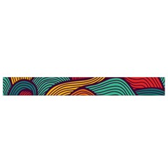 Swirly, Abstract, Multi Colored, Pattern, Belt Pouch Bag (Large) from ArtsNow.com Bottom