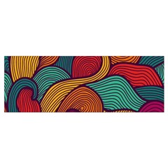 Swirly, Abstract, Multi Colored, Pattern, Wristlet Pouch Bag (Small) from ArtsNow.com Bottom