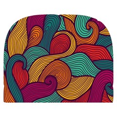 Swirly, Abstract, Multi Colored, Pattern, Make Up Case (Small) from ArtsNow.com Front