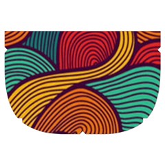 Swirly, Abstract, Multi Colored, Pattern, Make Up Case (Small) from ArtsNow.com Side Right