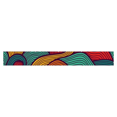 Swirly, Abstract, Multi Colored, Pattern, Make Up Case (Small) from ArtsNow.com Zipper Tape Front