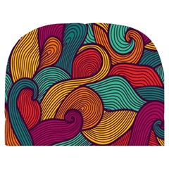 Swirly, Abstract, Multi Colored, Pattern, Make Up Case (Medium) from ArtsNow.com Front