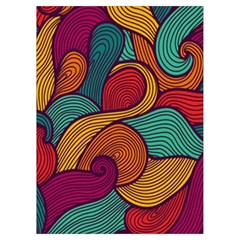 Swirly, Abstract, Multi Colored, Pattern, Playing Cards Single Design (Rectangle) with Custom Box from ArtsNow.com Card