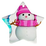 Two Snowmen, Ornament (Star)