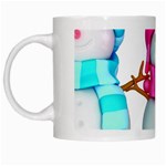 Two Snowmen, White Mug