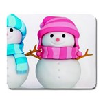 Two Snowmen, Large Mousepad