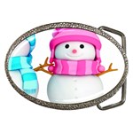 Two Snowmen, Belt Buckles