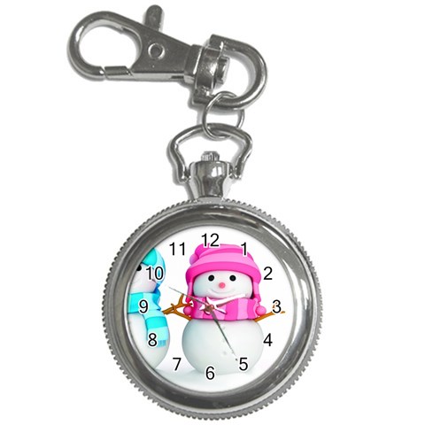 Two Snowmen, Key Chain Watches from ArtsNow.com Front