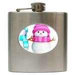 Two Snowmen, Hip Flask (6 oz)