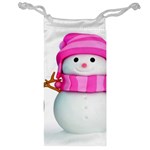 Two Snowmen, Jewelry Bag