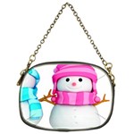 Two Snowmen, Chain Purse (One Side)